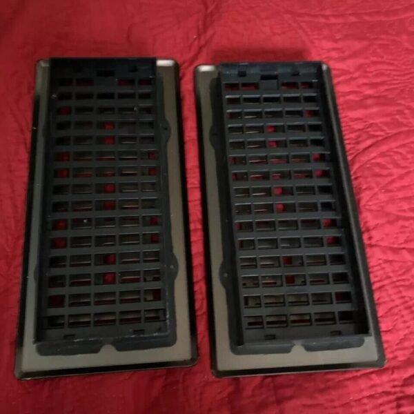 Decor Grates Oriental Floor Register 6X14 Inches Rubbed Bronze Finish