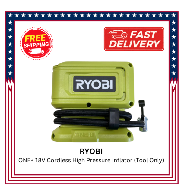 RYOBI ONE+ 18V Cordless High Pressure Inflator (Tool Only)