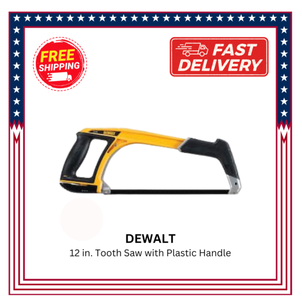 DEWALT 12 in. Tooth Saw with Plastic Handle