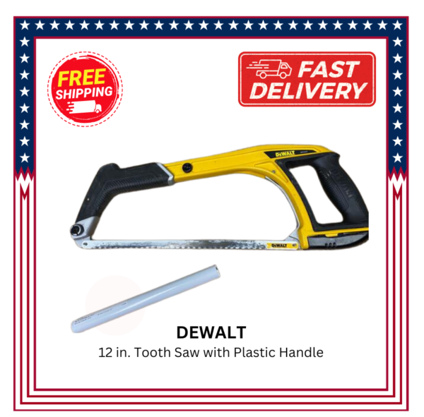 DEWALT 12 in. Tooth Saw with Plastic Handle