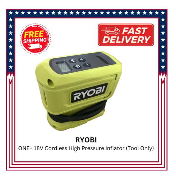 RYOBI ONE+ 18V Cordless High Pressure Inflator (Tool Only)
