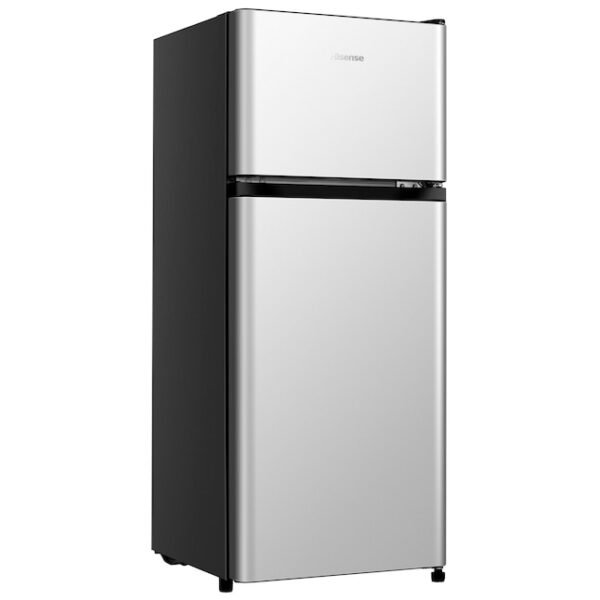 Hisense 4.4-cu ft Mini Fridge with Freezer (Silver) – ENERGY STAR Certifie